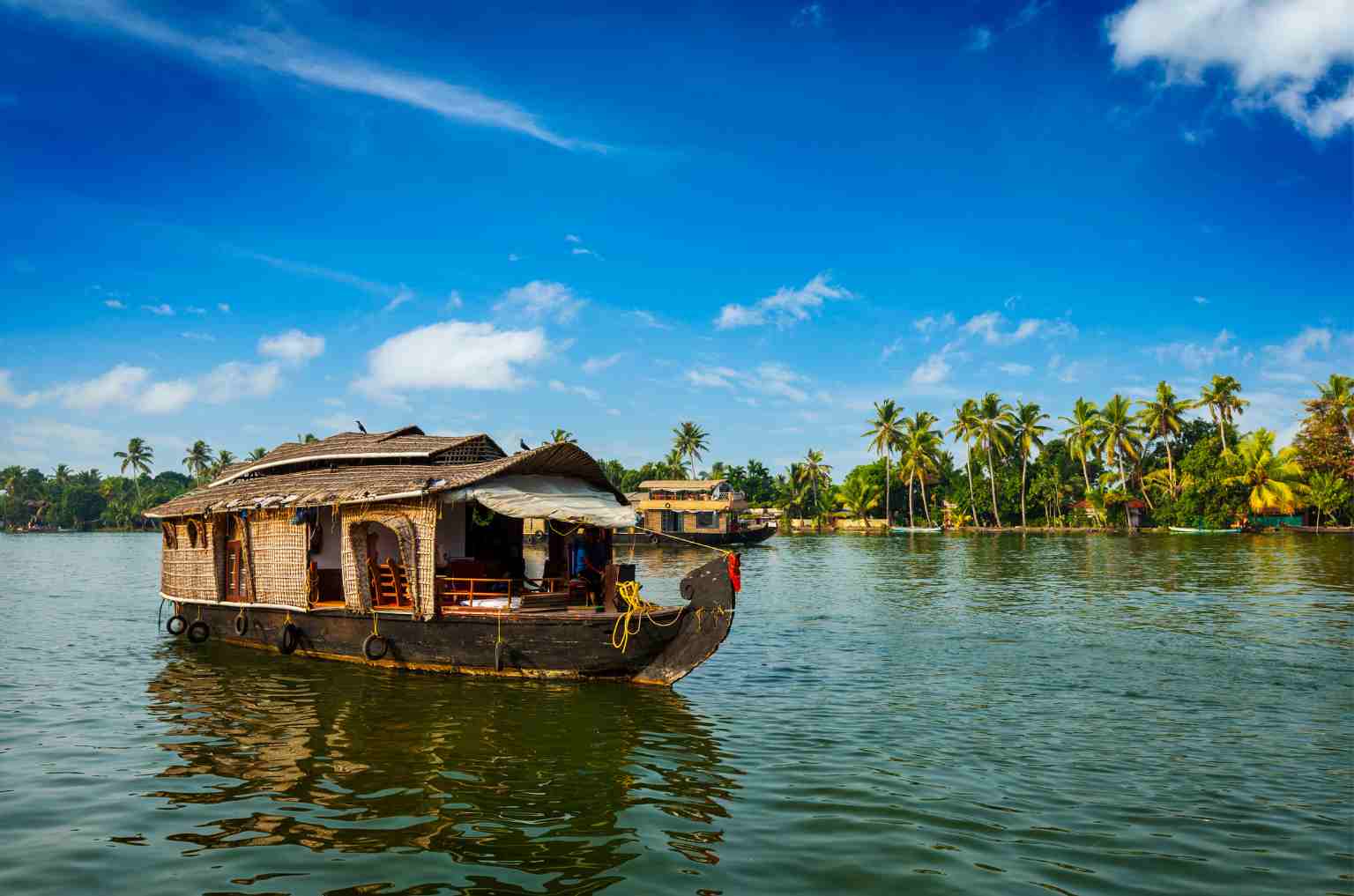 A Houseboat Cruise Through Kerala’s Backwaters