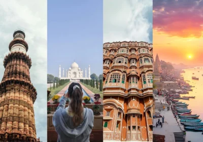 7 stops golden triangle varanasi khajuraho tour