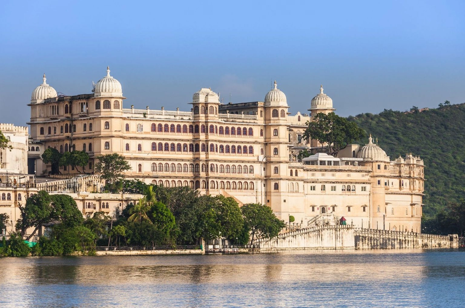 City Palace Udaipur overlooking Lake Pichola