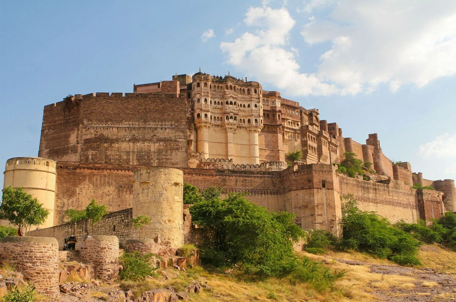 Mehrangarh Fort overlooking the Blue City of Jodhpur