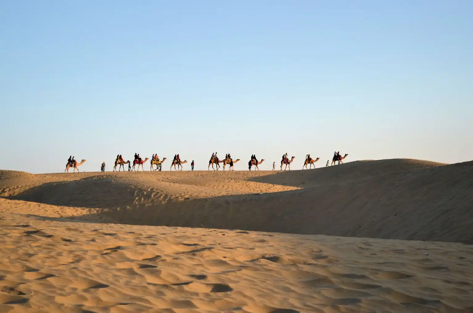 Thar Desert landscape and vast open space