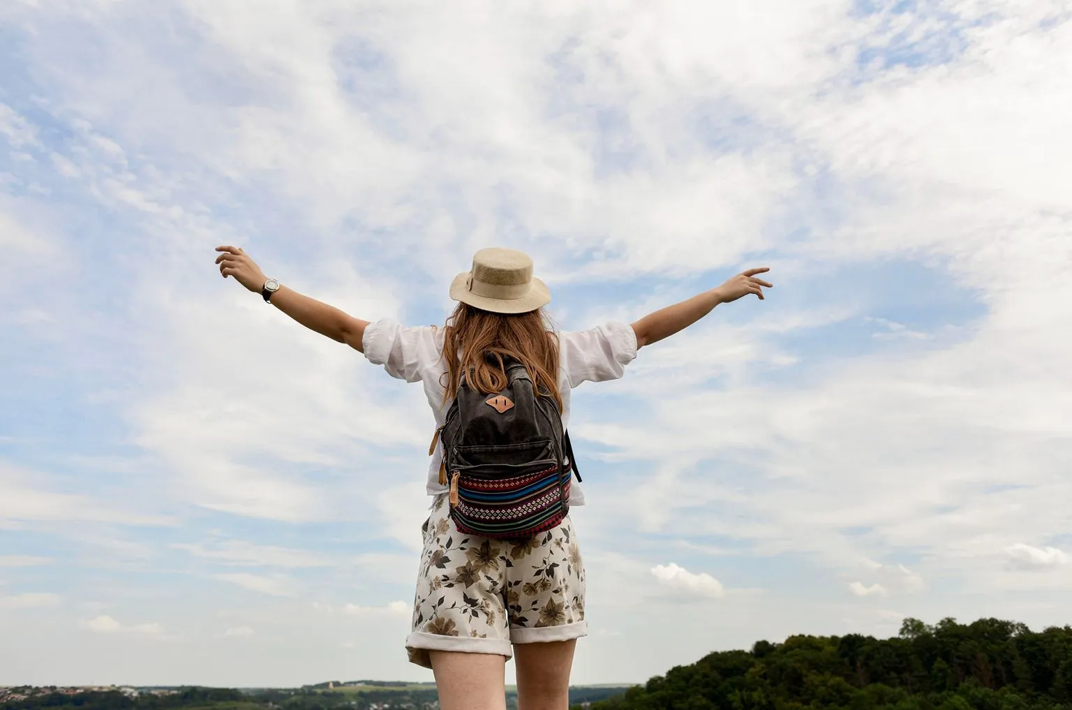 solo woman enjoying independent travel lifestyle