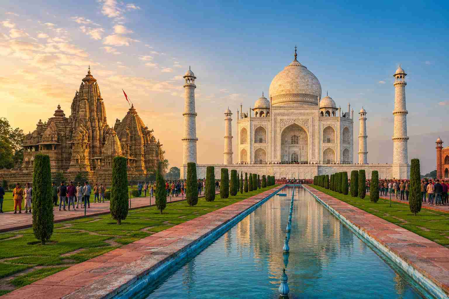 Golden Triangle Tour with Khajuraho and Taj Mahal