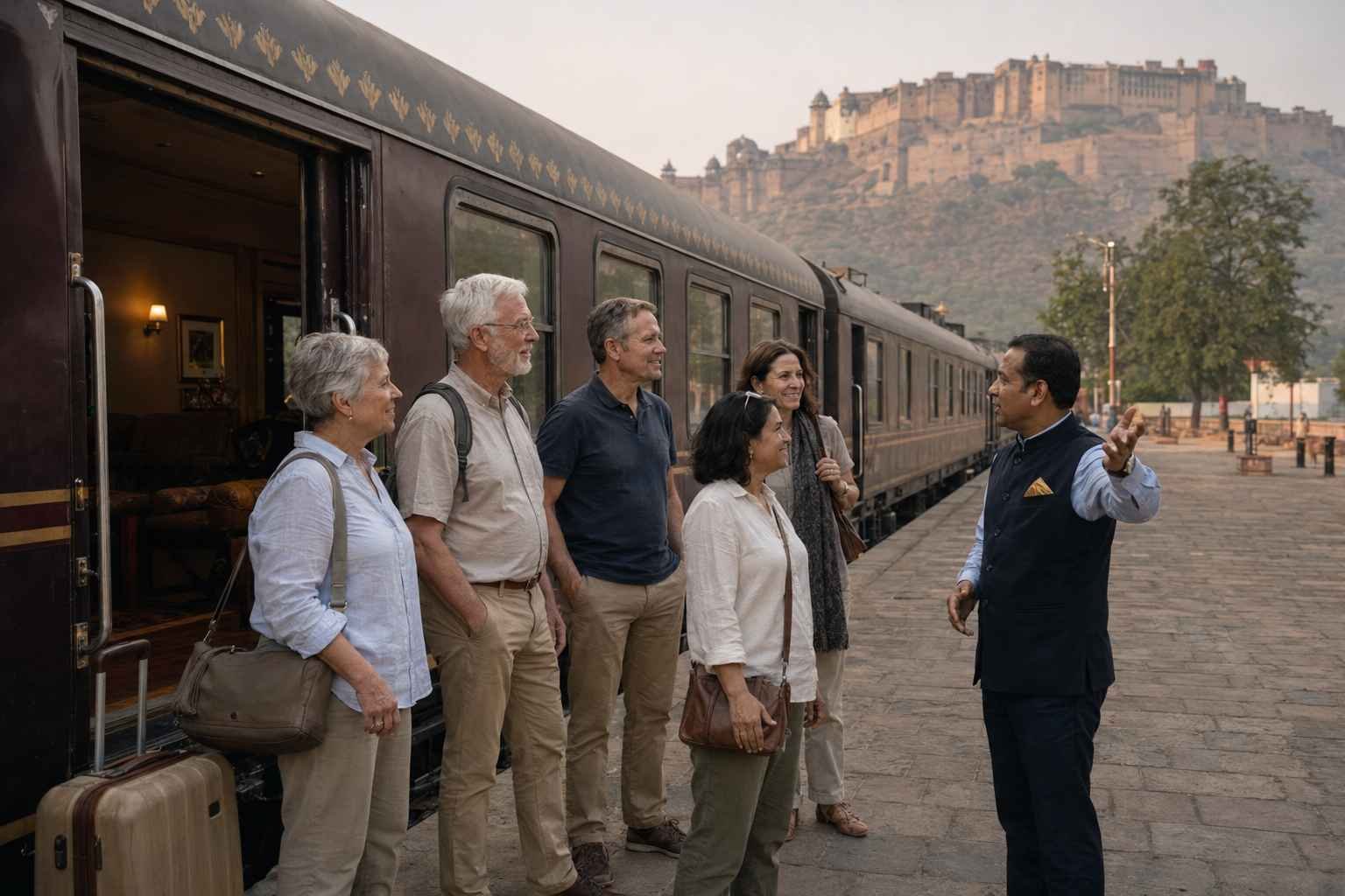 Escorted railway journey in India for luxury travellers