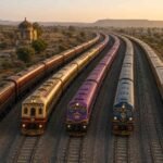 Escorted railway tours in India luxury train journey