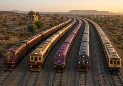 Escorted railway tours in India luxury train journey