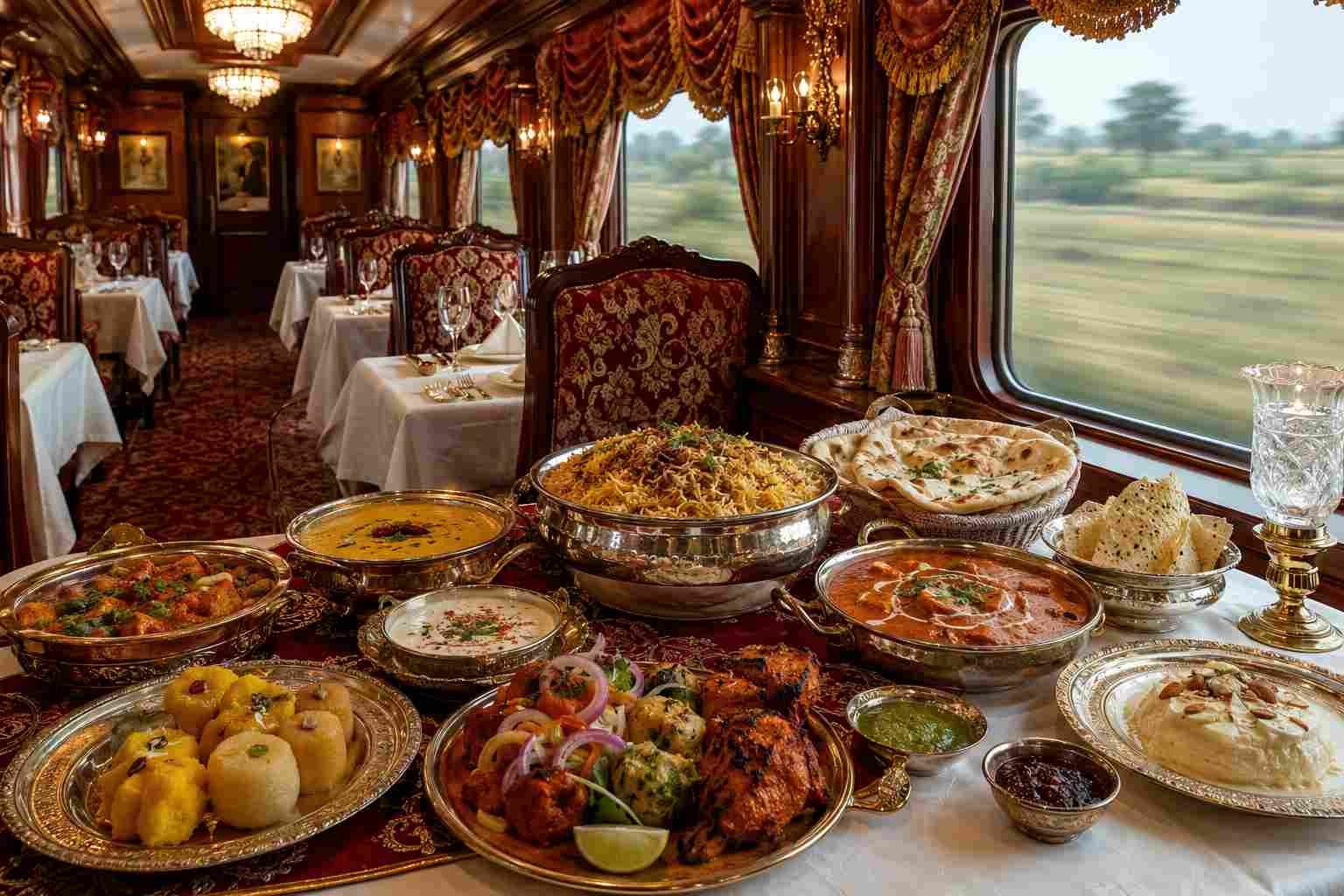 Fine Dining on Luxury Trains in India