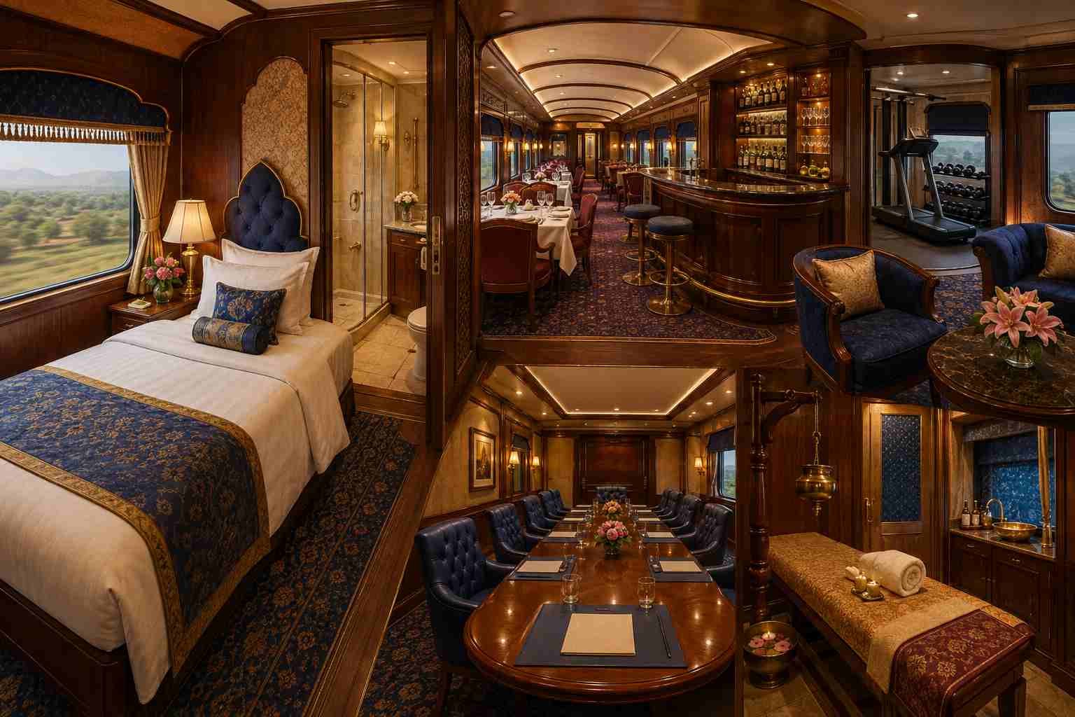 Luxury train accommodation in India